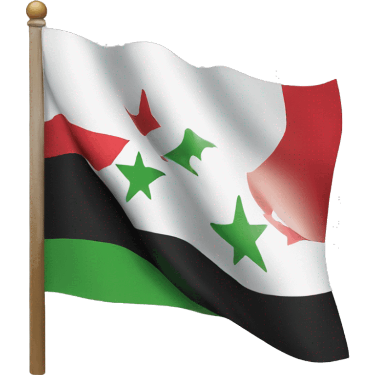 New syrian flag emoji