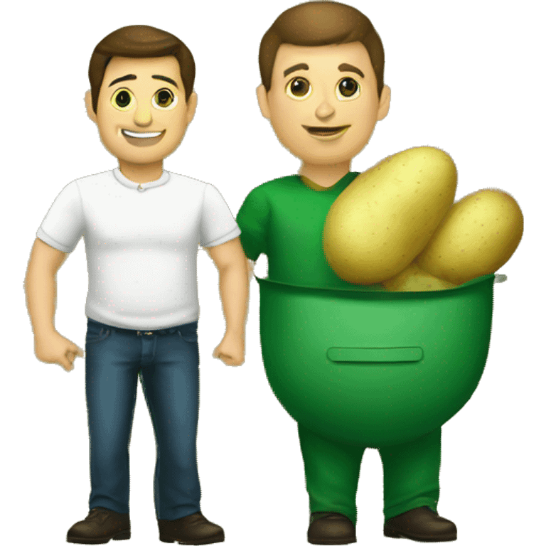 Zelenskyy and potato  emoji