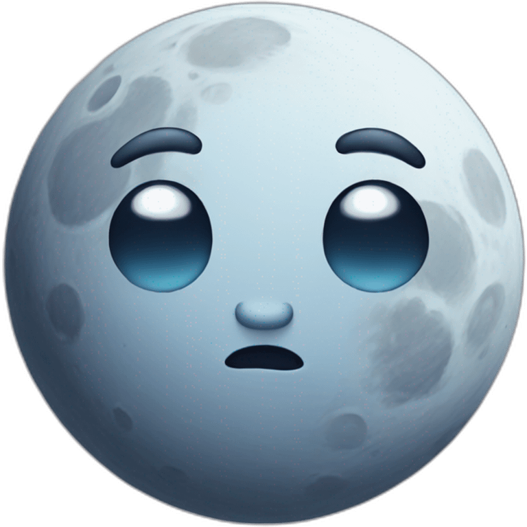 moon cute emoji