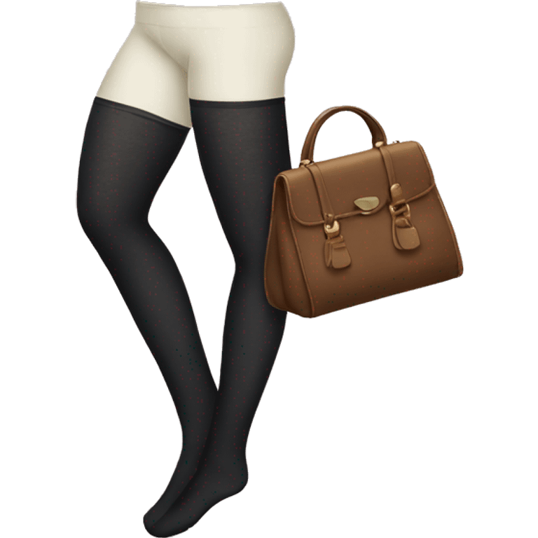 Tights and purse emoji