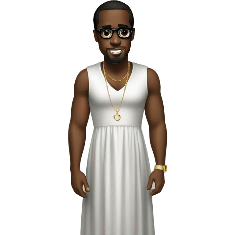 P Diddy with a dress on emoji