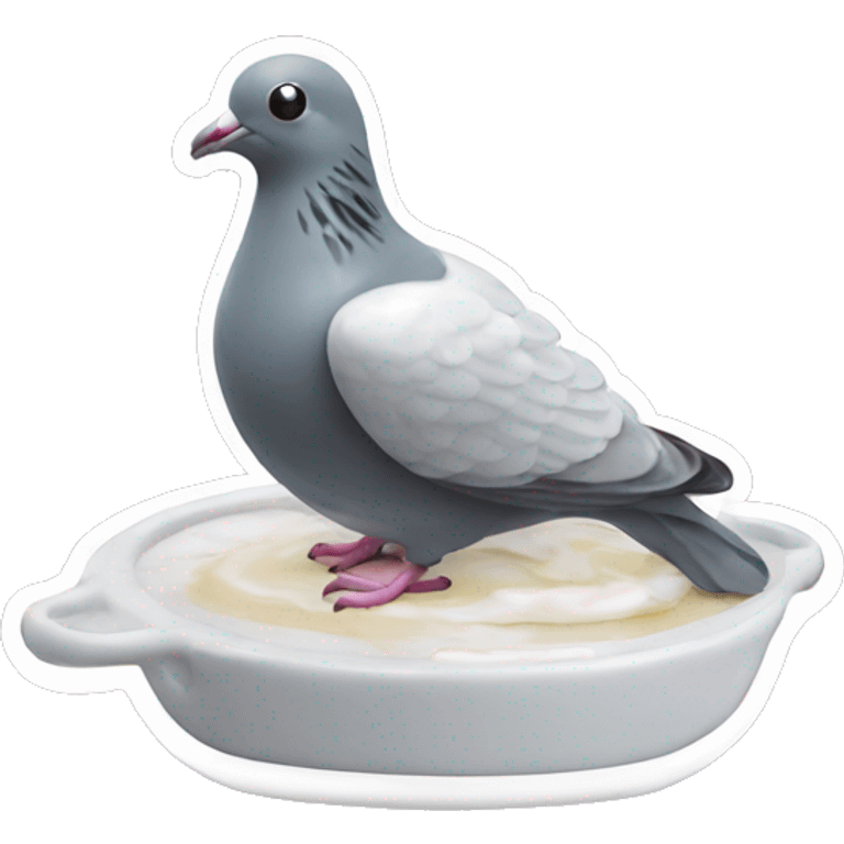 pigeon in marble syrup emoji