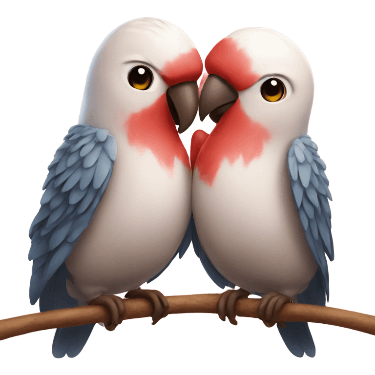 Love birds emoji