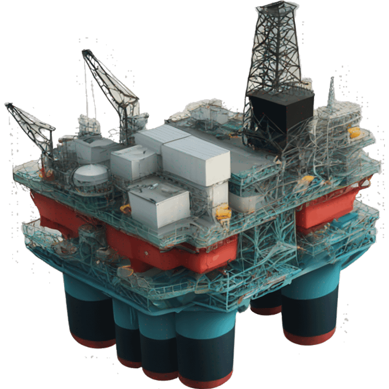 Oil offshore platform emoji