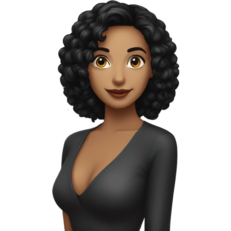 roberta de oliveira morena cabelo preto emoji