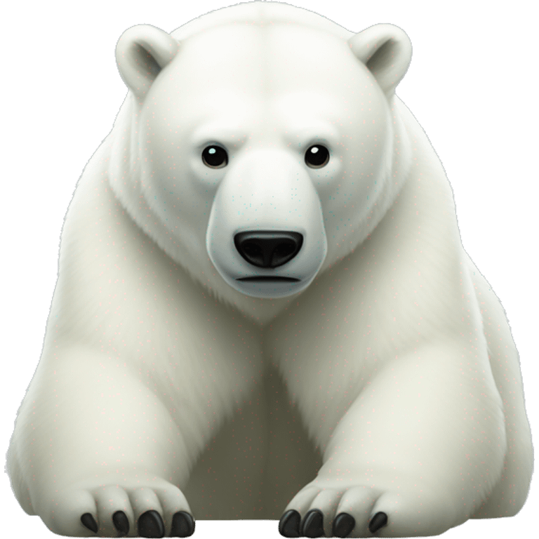 polarbear with traktor emoji