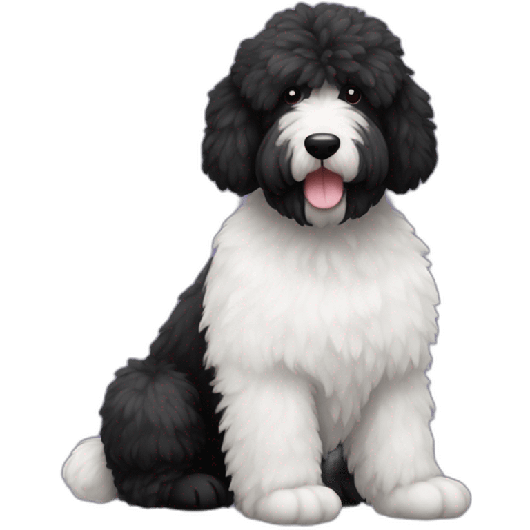 all-black-sheepadoodle-dog-no-white-fur-only-black-fur emoji