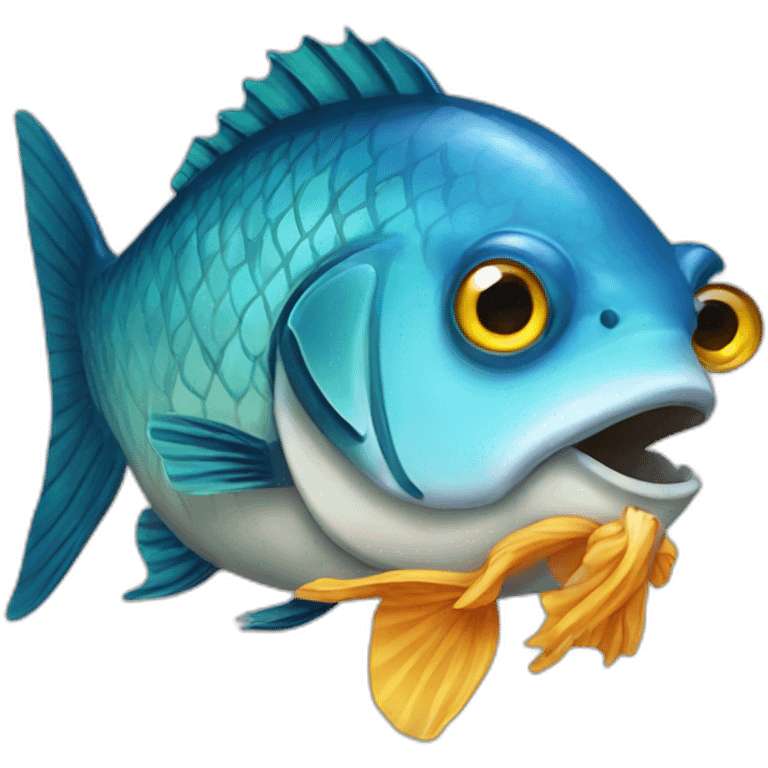 fish eat emoji