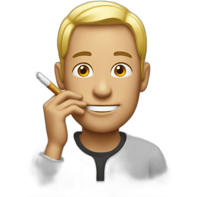 Smoking guys emoji