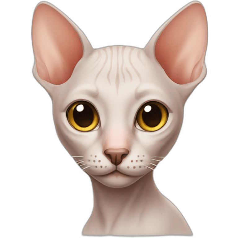 hairless cat emoji