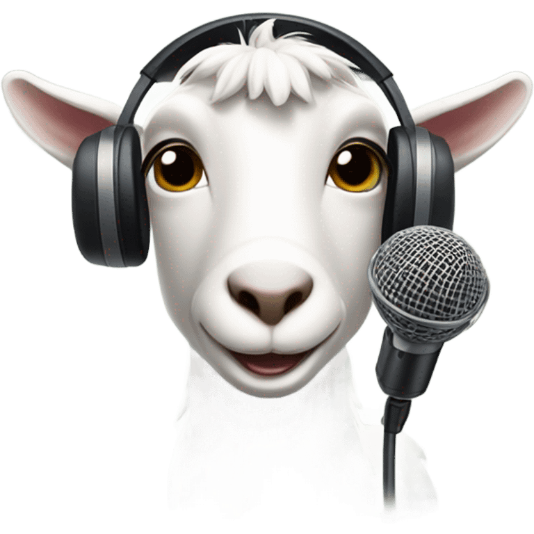 A Goat that makes rap emoji