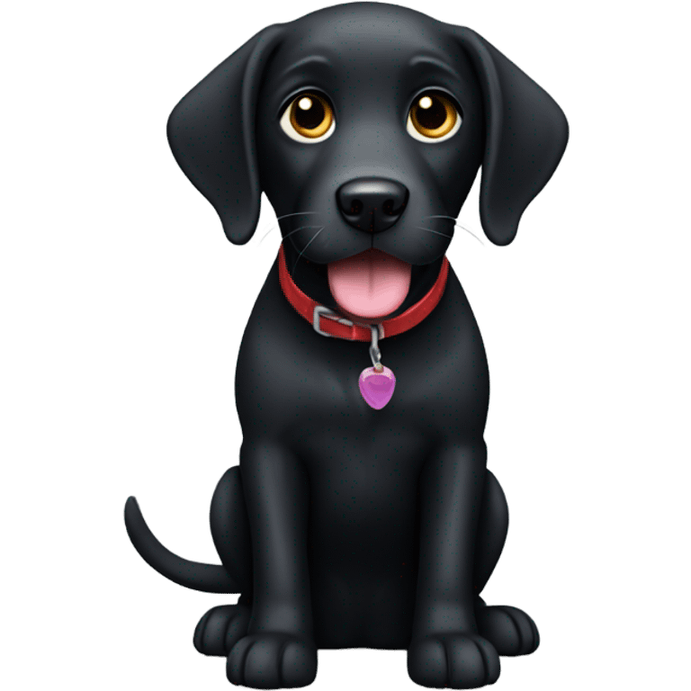 Black Labrador  emoji