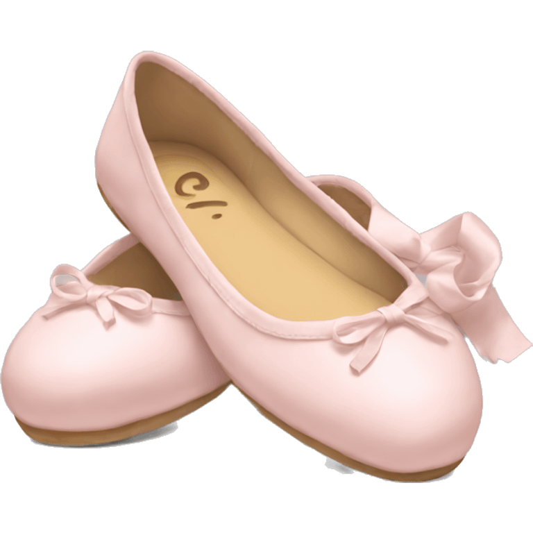 light pink ballerina flats emoji