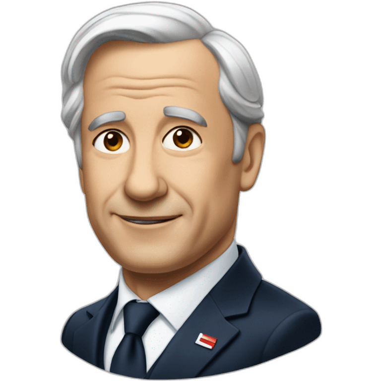 A french president emoji