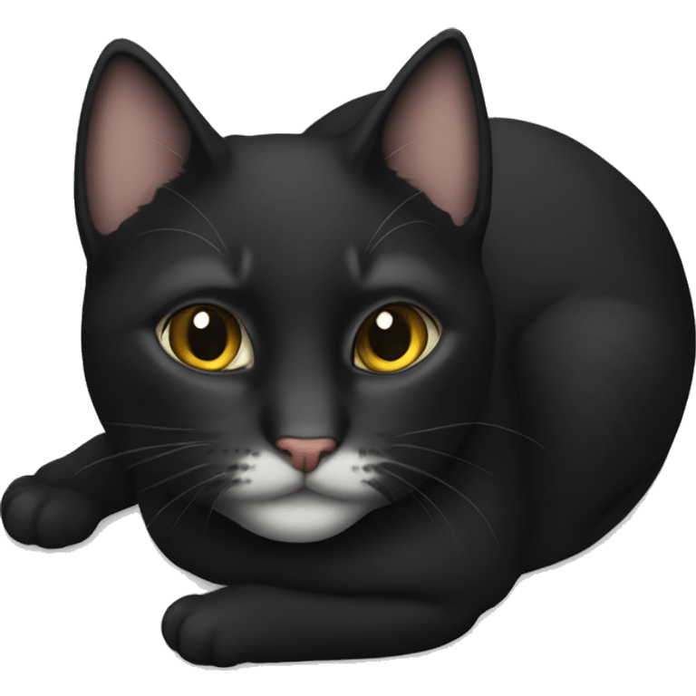 Gato negro emoji