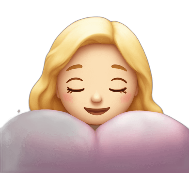 love sleep with dream emoji