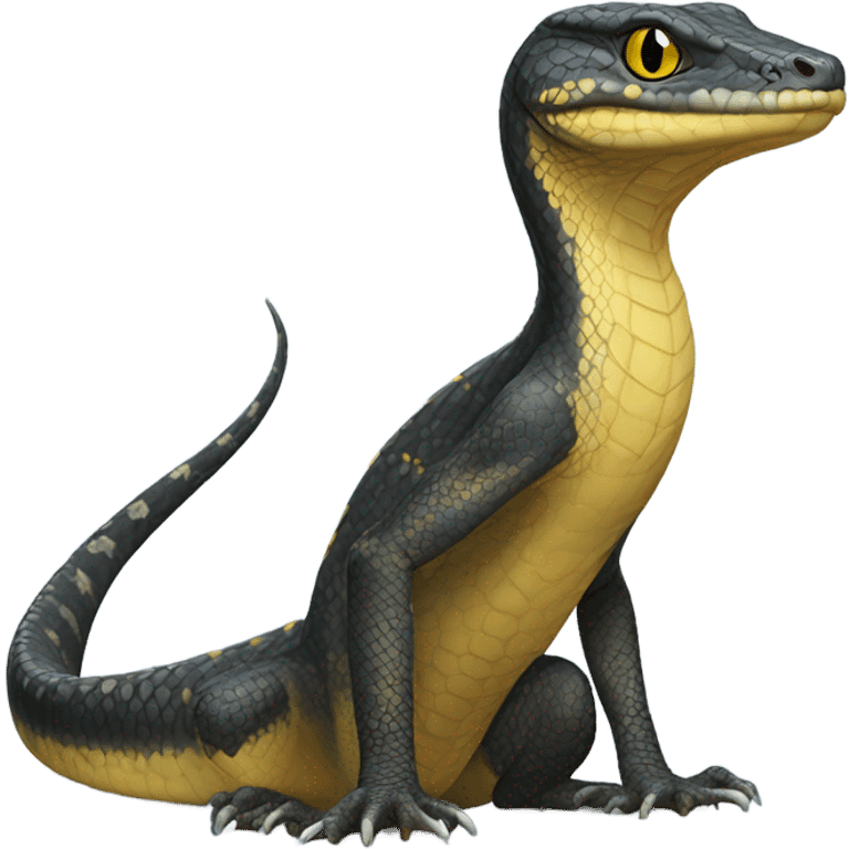 Asian water monitor emoji