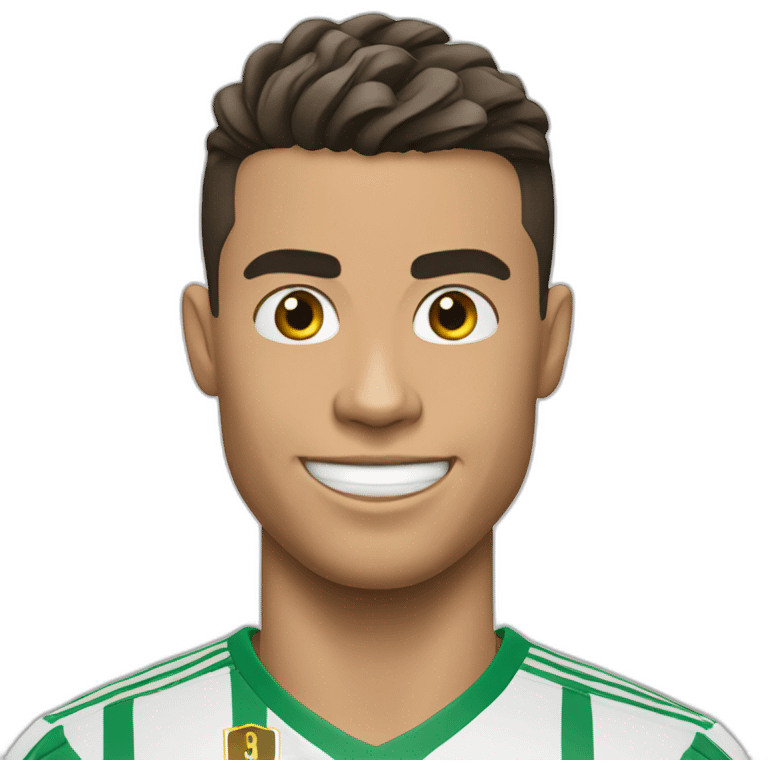 ronaldo-soccer-happy emoji