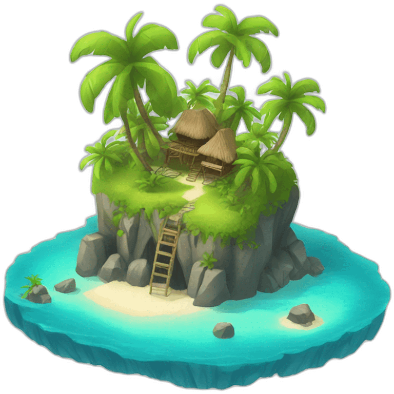 Ile paradisiaque  emoji