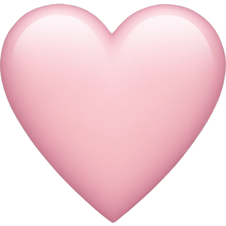 light pink heart emoji