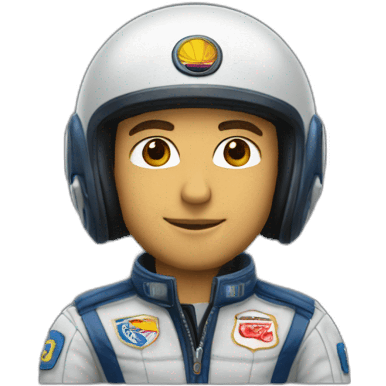 Daniel Riccardo en tenue de pilote emoji