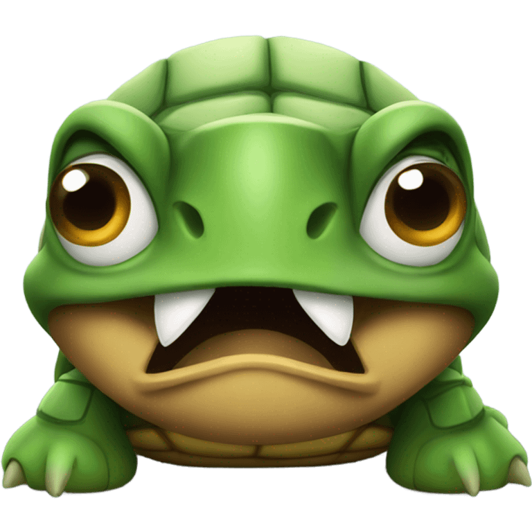 Angry turtle emoji