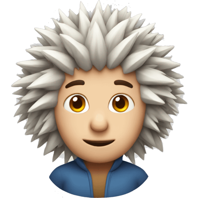 Hedgehog person emoji