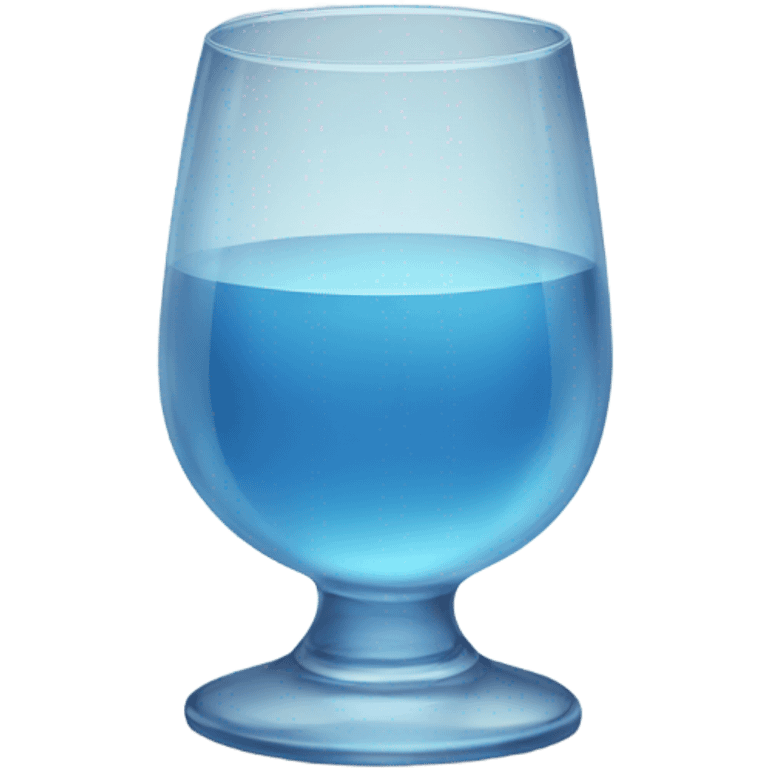 Glass number 1 emoji