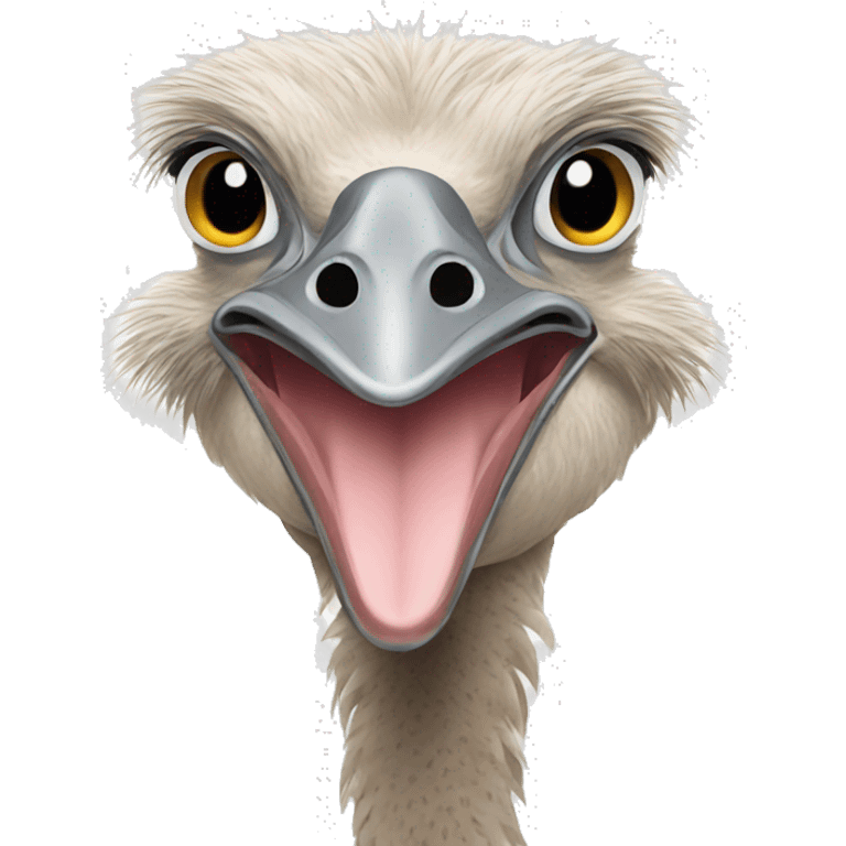 Ostrich emoji