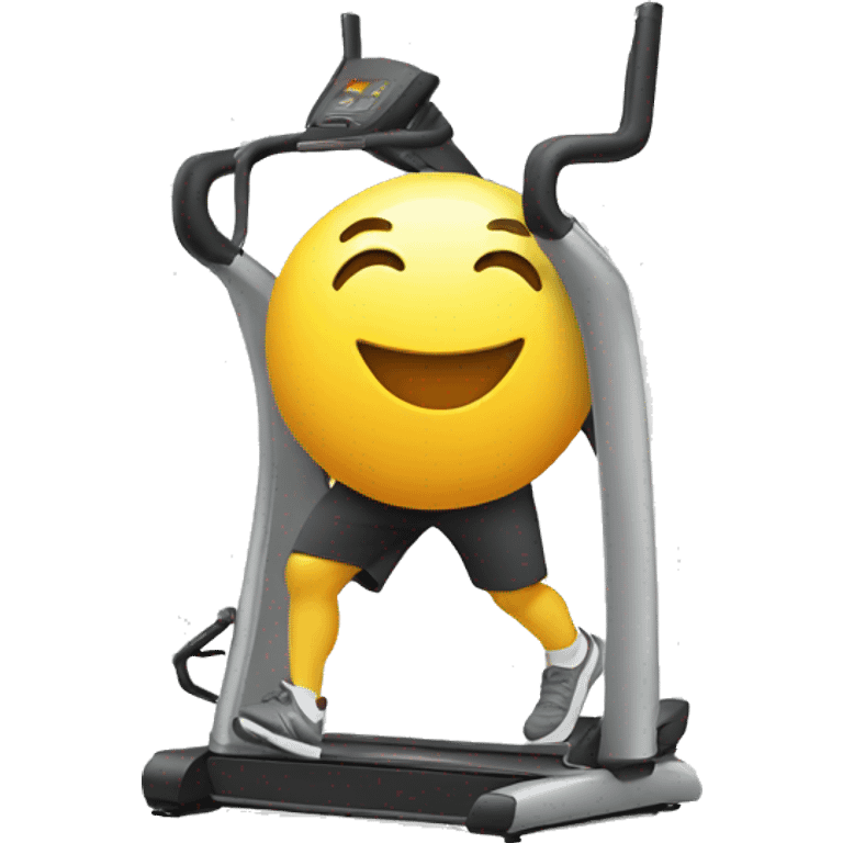 cross trainer smiley emoji