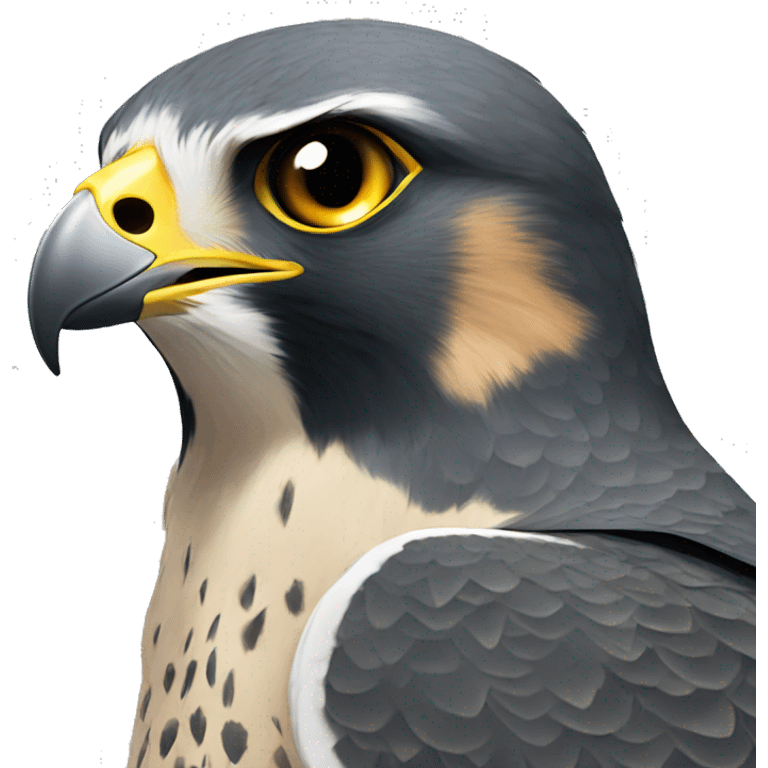 peregrine falcon with ht emoji