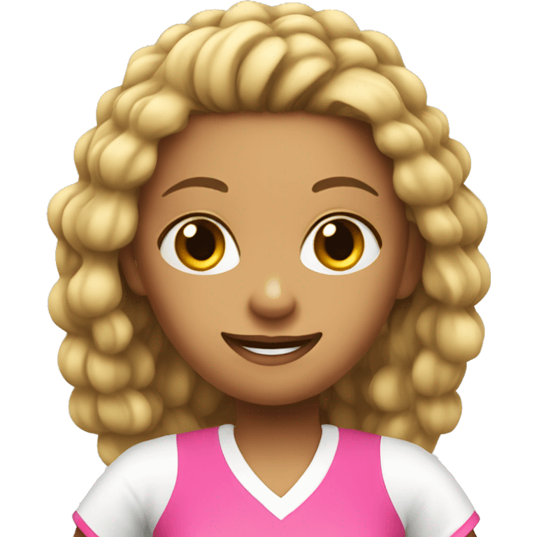 Tennis girly emoji