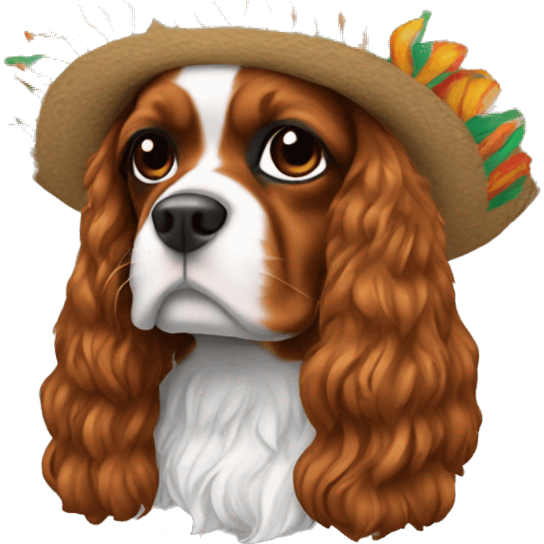 Cavalier with a sombrero emoji