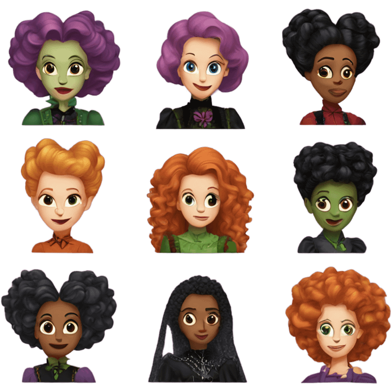 The Sanderson sisters  emoji