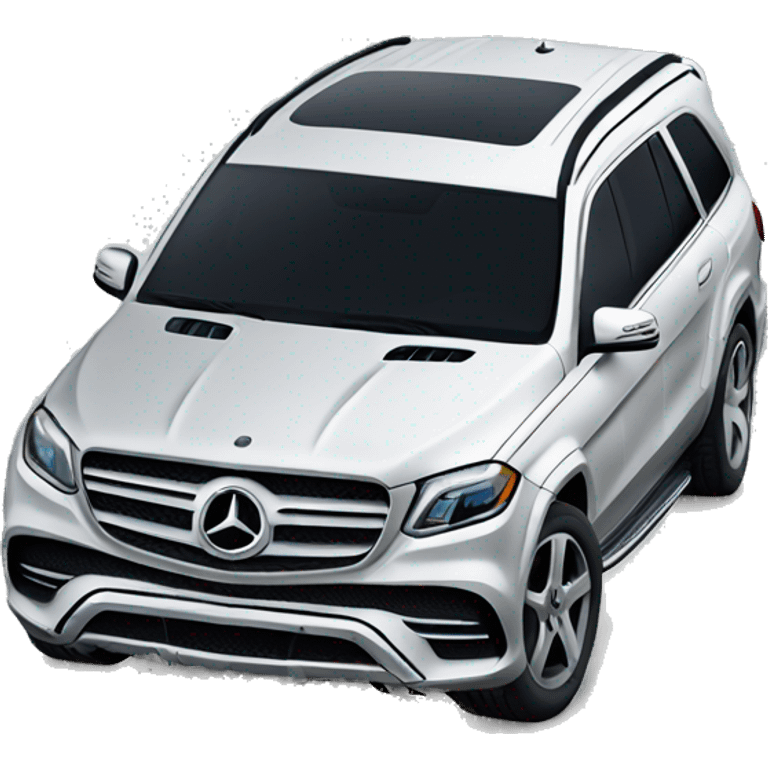 crashed mercedes GLS emoji