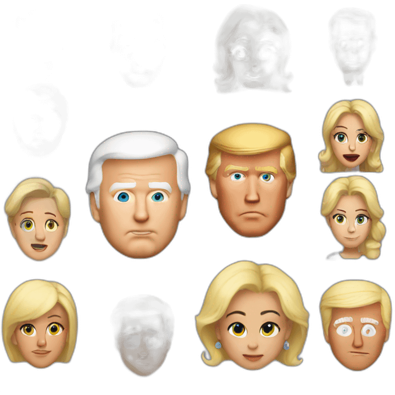 Trump-Biden emoji