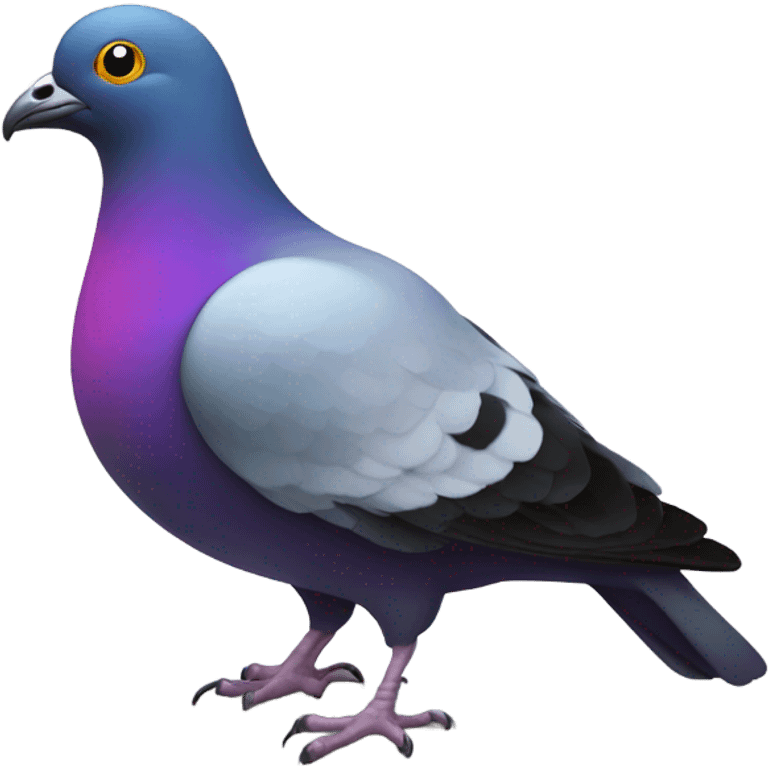 disco pigeon emoji