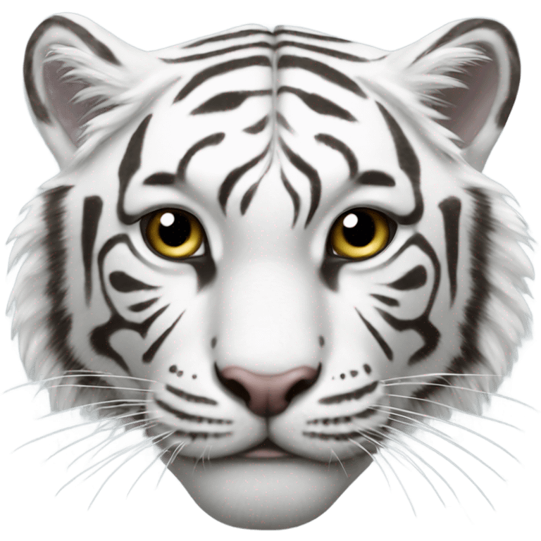 White tiger emoji