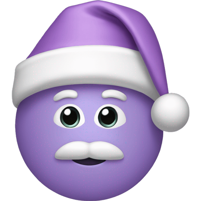 lilac santa hat emoji