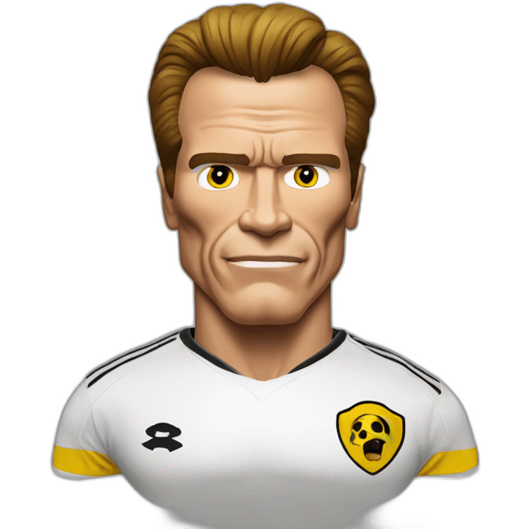 Arnold Schwarzenegger Terminator penarol soccer shirt emoji