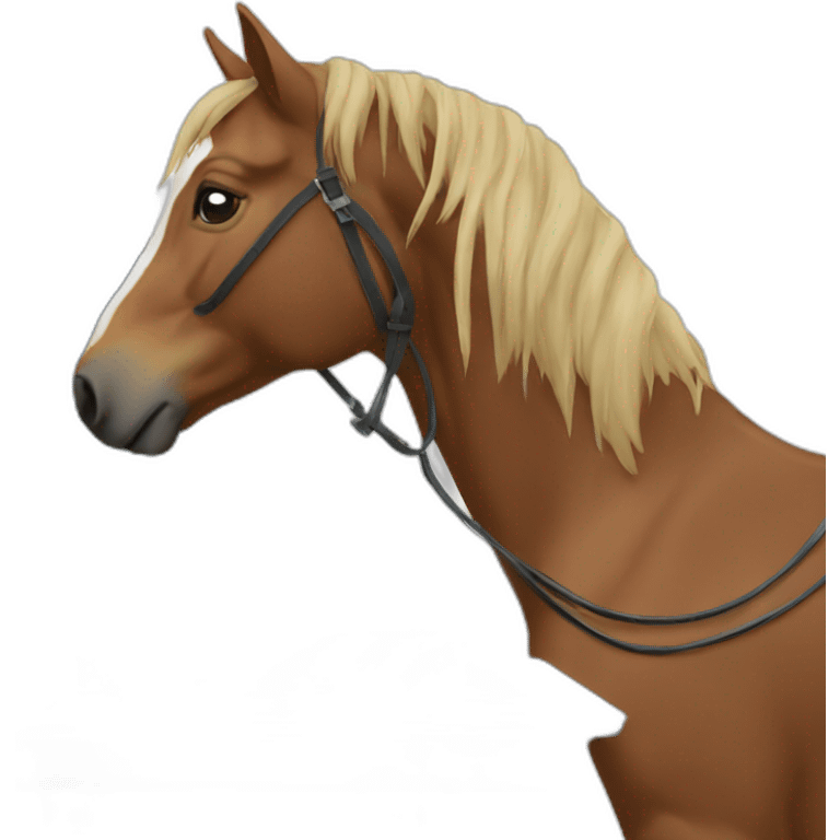 a horse writing on a computer emoji