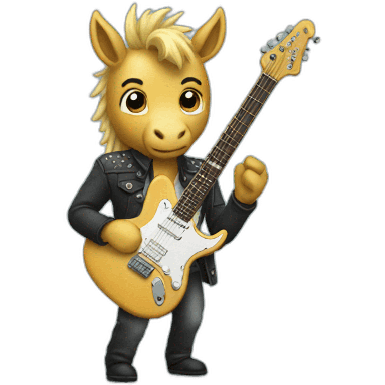 licorn guitarist emoji