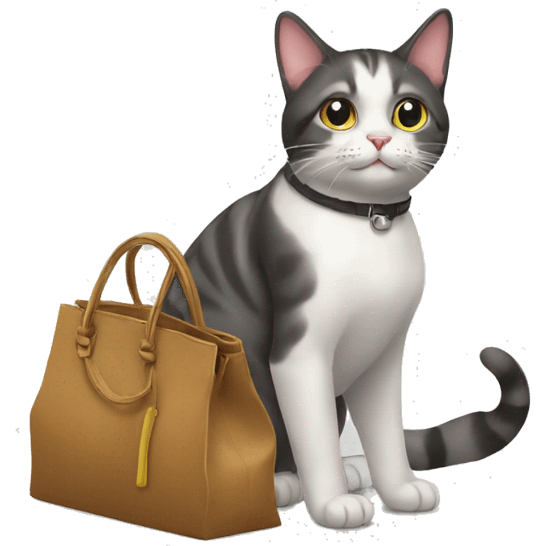 CAT WITH BAG emoji