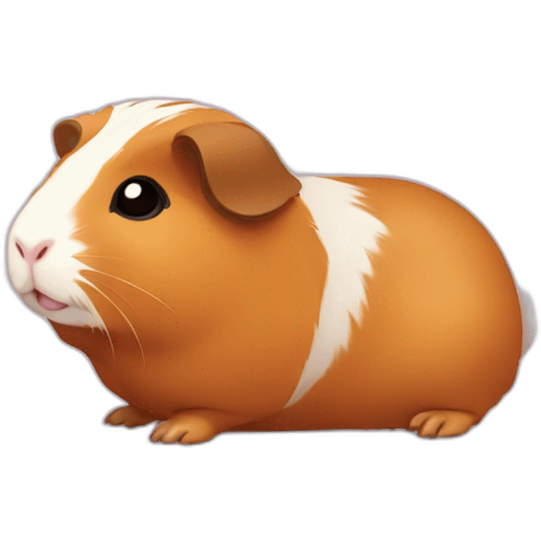 guinea pig with heart emoji