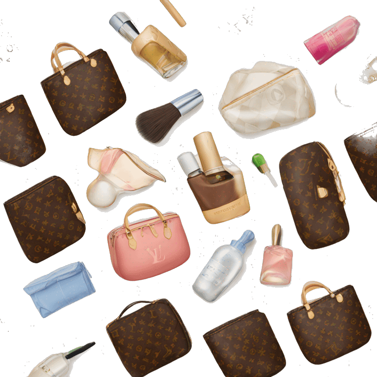 Louis Vuitton cosmetic bag  emoji