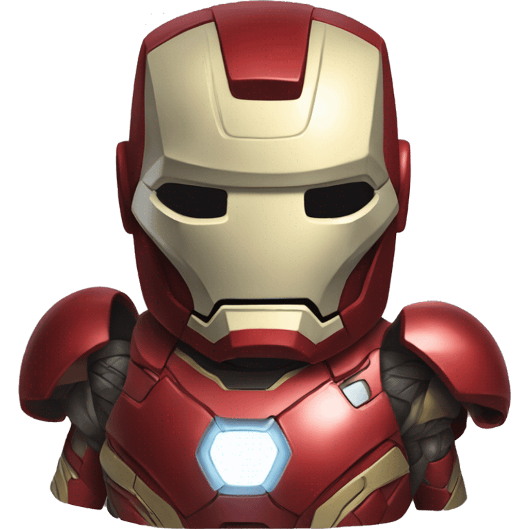 Grogu as iron man emoji