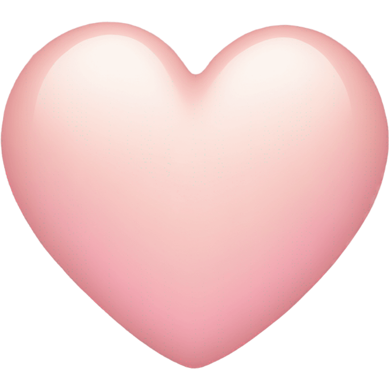 Pastel Pink Heart emoji