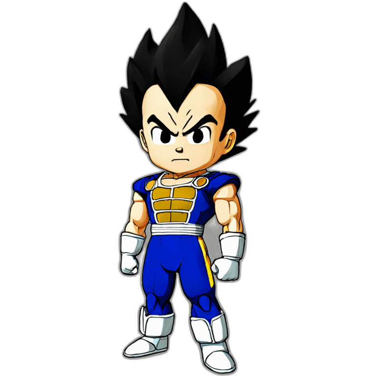 Vegeta from dragon ball z emoji