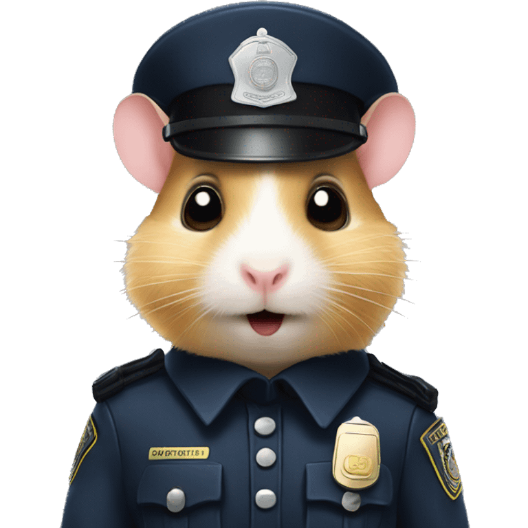 hamster cop emoji