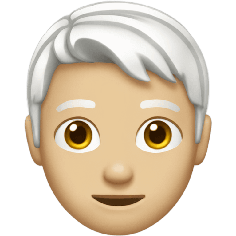 Prisonnier blanc et blond emoji